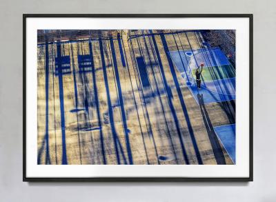 Basketball Player Early Morning Light