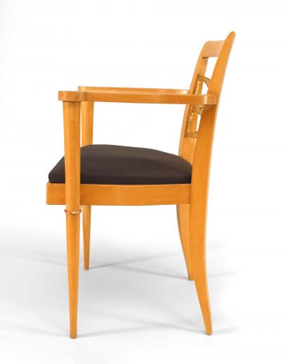 Batistin Spade French Sycamore Arm Chair