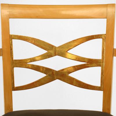 Batistin Spade French Sycamore Arm Chair