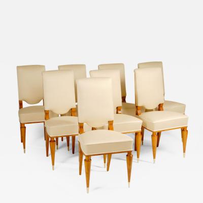 Batistin Spade Set of Eight Dining Chairs by Batastin Spade