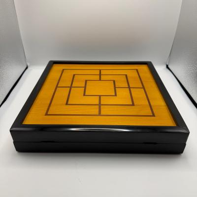Bauhaus Games Box Chess Nine Mens Morris and Backgammon Germany circa 1920