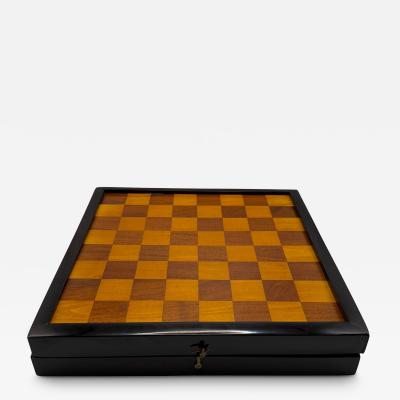 Bauhaus Games Box Chess Nine Mens Morris and Backgammon Germany circa 1920