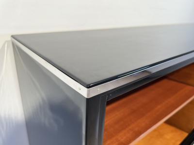 Bauhaus Office Cabinet Black Lacquer Mahogany Germany circa 1930