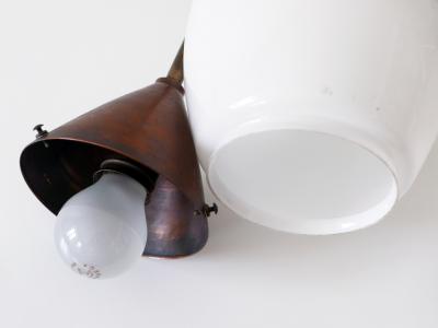 Bauhaus Pendant Lamp or Hanging Light Drop by Siemens 1920s Germany