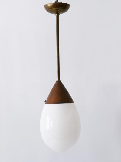 Bauhaus Pendant Lamp or Hanging Light Drop by Siemens 1920s Germany
