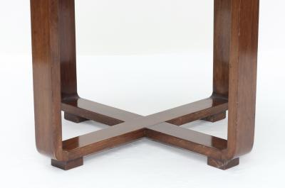 Bauhaus Walnut Round Coffee Table 1920s Germany