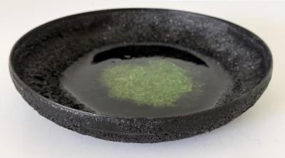 Beatrice Beato Wood Ceramic Bowl with Bespoken Volcanic Glaze by Beatrice Wood