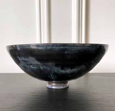 Beatrice Beato Wood Ceramic Bowl with Expressive Glaze by Beatrice Wood