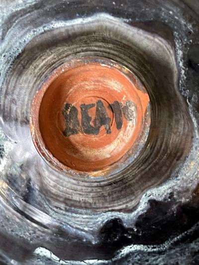 Beatrice Beato Wood Ceramic Bowl with Expressive Glaze by Beatrice Wood