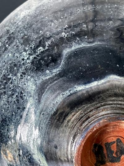 Beatrice Beato Wood Ceramic Bowl with Expressive Glaze by Beatrice Wood