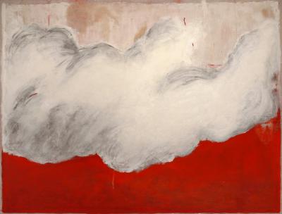 Beatrice Pontacq WHITE CLOUD ON RED HORIZON