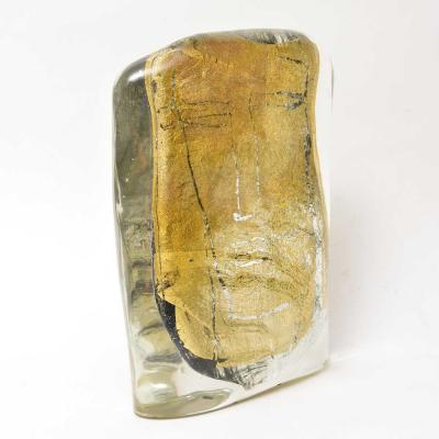 Beatus vir by Luigi Benzoni glass sculpture