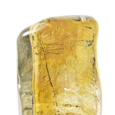 Beatus vir by Luigi Benzoni glass sculpture