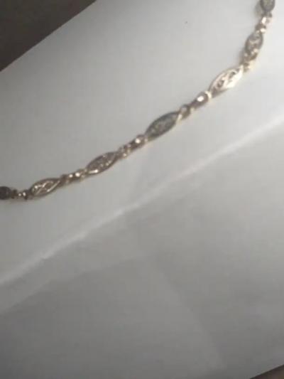 Beautiful 8in 14k Gold Made in Italy Tennis Bracelet