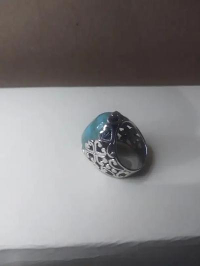 Beautiful 925 Sterling Silver and Turquoise ring size 6 5