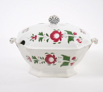 Beautiful American Adams Rose ironstone dinnerware Set