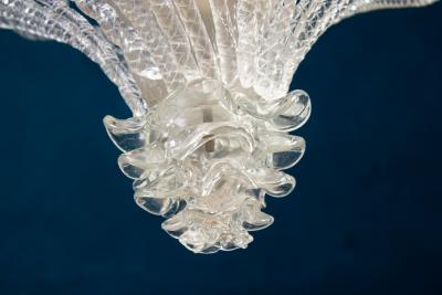 Beautiful Art Deco Murano Chandelier or Lanterne 1940s