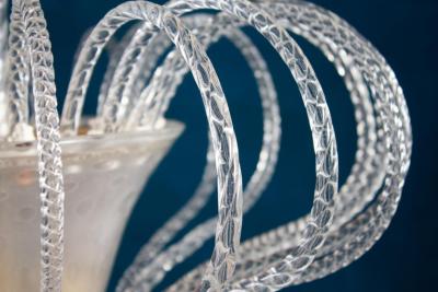 Beautiful Art Deco Murano Chandelier or Lanterne 1940s