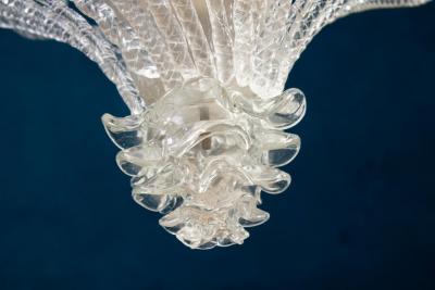 Beautiful Art Deco Murano Chandelier or Lanterne 1940s