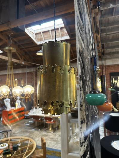 Beautiful Brass Pendant Italy 1950s