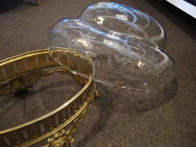 Beautiful Crystal Antique French Centerpiece