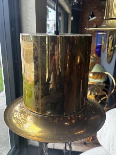Beautiful Italian Brass Hat Pendant 1950