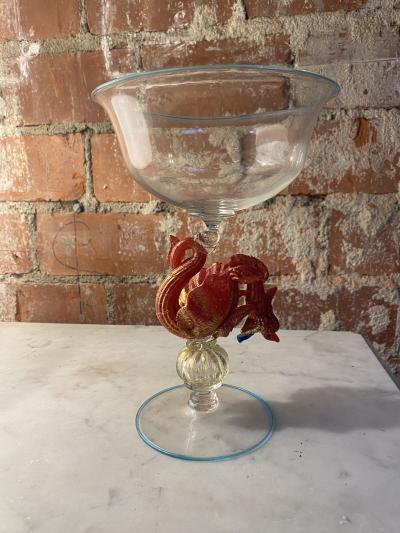 Beautiful Italian Murano Chalice 1970s