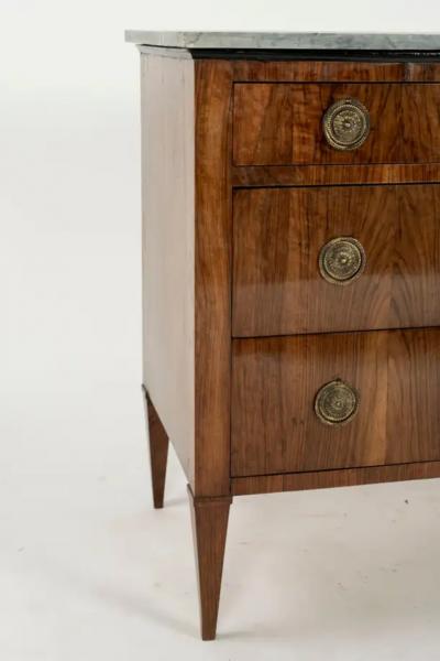 Beautiful Pair of 19th Century Directoire Walnut Commodes