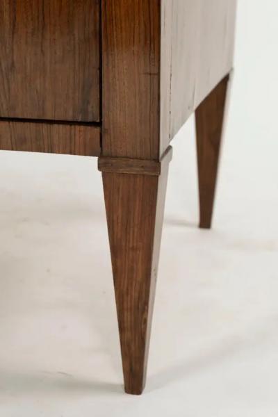 Beautiful Pair of 19th Century Directoire Walnut Commodes