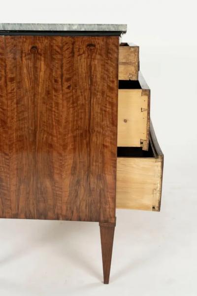 Beautiful Pair of 19th Century Directoire Walnut Commodes