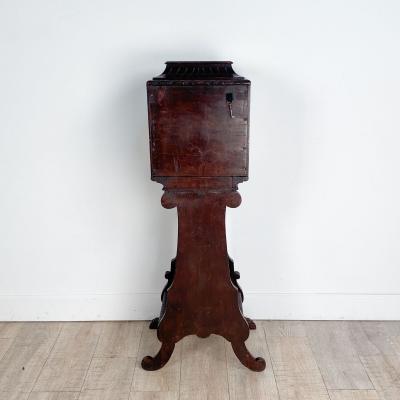 Beautifully Carved Safe on Stand Late 19th Century