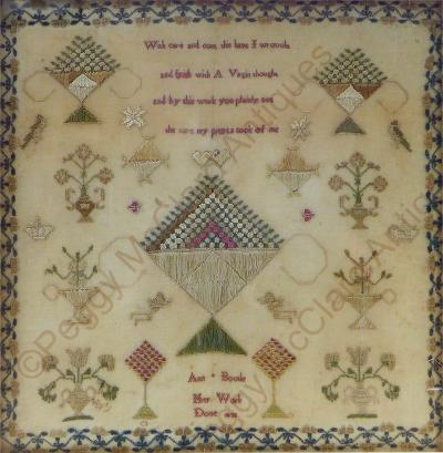 Beautifully Executed Sampler of the Interesting Ann Boutle