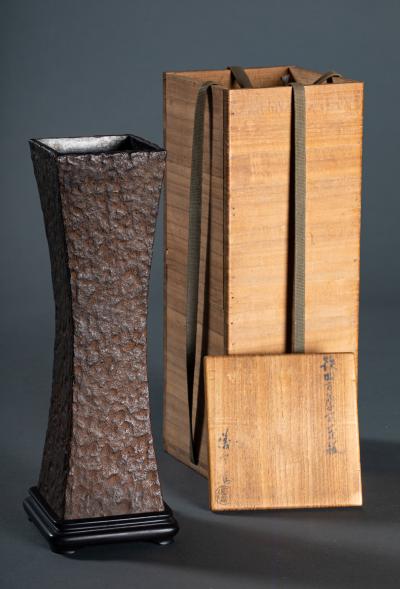 Beautifully formed Iron Vase