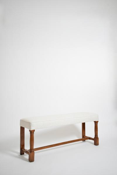 Beechwood piano stool 1910s 