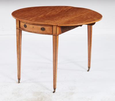 Beeswing Satinwood Pembroke Table