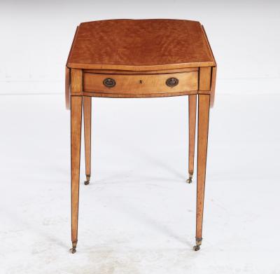 Beeswing Satinwood Pembroke Table