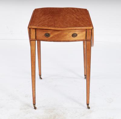 Beeswing Satinwood Pembroke Table