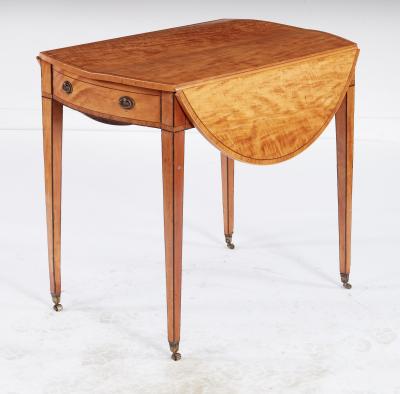 Beeswing Satinwood Pembroke Table