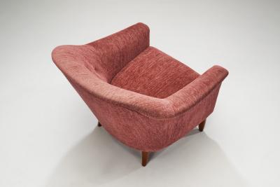 Bejra M bel Tibro Upholstered Armchairs Sweden 1960s