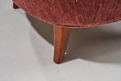 Bejra M bel Tibro Upholstered Armchairs Sweden 1960s