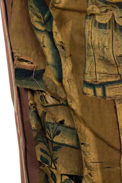 Belgian 17th Century Woven Tapestry of Soldier