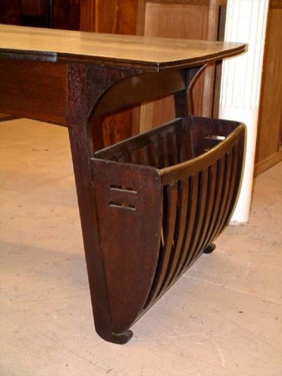 Belgian Art Nouveau Desk and Armchair