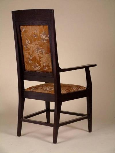 Belgian Art Nouveau Desk and Armchair