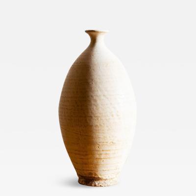 Belgian Contemporary Vase in Bisque Glaze 2018