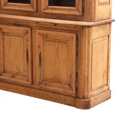 Belgian Oak Two Piece Breakfront Cabinet C 1940