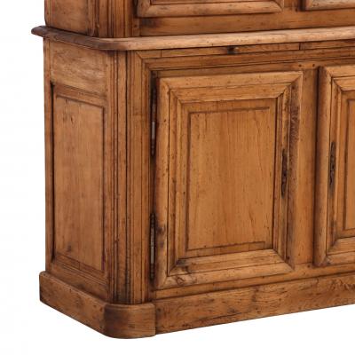 Belgian Oak Two Piece Breakfront Cabinet C 1940