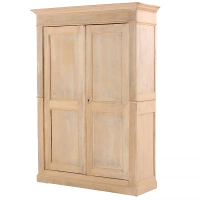 Belgian Painted Softwood Armoire C 1880