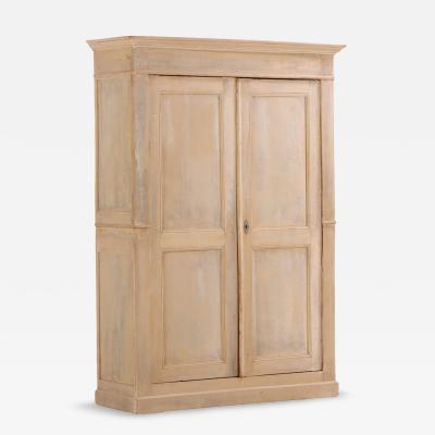 Belgian Painted Softwood Armoire C 1880