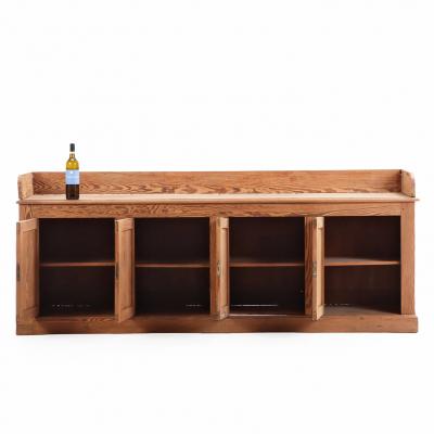 Belgian Pitch Pine Display Cabinet Sideboard C 1900 