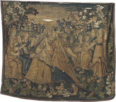 Belgian Style 17th Century Figural Tapestry